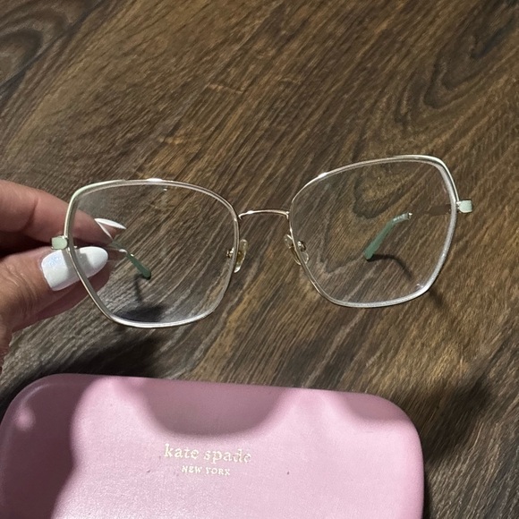 Kate Spade Silver Glasses Sleek Design